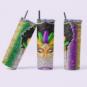 Mardi Gras Tumbler